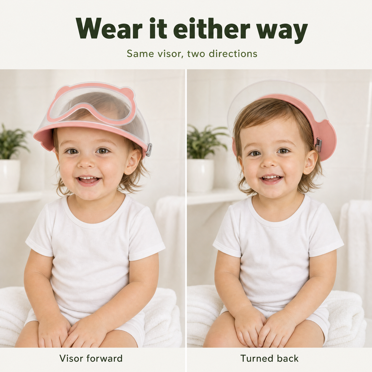 Otterly Bath Visor — Rinse Their Hair, Not Their Eyes